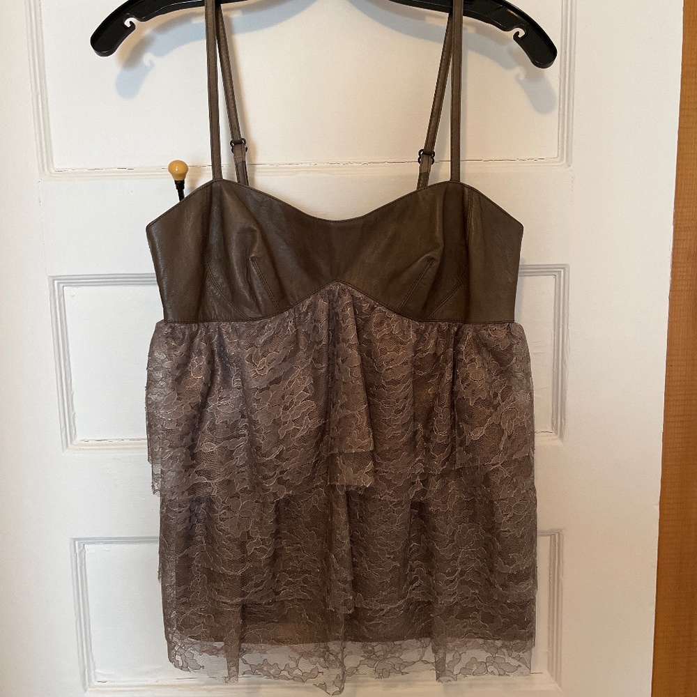 Robert Rodriguez Tired Lace Cami Top